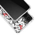 Disney Minnie Mouse Red Color Pop Face Pattern Galaxy S22 Clear Case