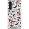 Disney Minnie Mouse Red Color Pop Face Pattern Galaxy S23 FE Clear Case