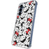 Disney Minnie Mouse Red Color Pop Face Pattern Galaxy S24 Clear Case