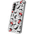 Disney Minnie Mouse Red Color Pop Face Pattern Galaxy S24 Plus Clear Case