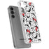 Disney Minnie Mouse Red Color Pop Face Pattern Galaxy S24 Plus Clear Case