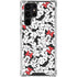 Disney Minnie Mouse Red Color Pop Face Pattern Galaxy S24 Ultra Clear Case