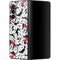 Disney Minnie Mouse Red Color Pop Face Pattern Galaxy Z Fold3 5G Skin