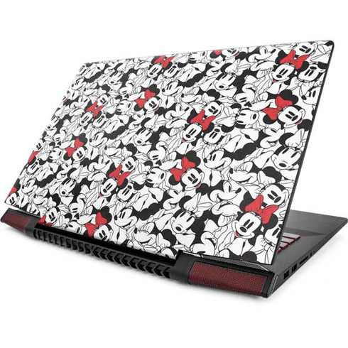 Disney Minnie Mouse Red Color Pop Face Pattern Lenovo IdeaPad Skin