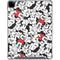 Disney Minnie Mouse Red Color Pop Face Pattern iPad Pro 12.9in (2020) Clear Case