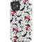 Disney Minnie Mouse Red Color Pop Face Pattern iPhone 11 Impact Case