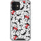 Disney Minnie Mouse Red Color Pop Face Pattern iPhone 12 Clear Case