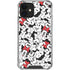 Disney Minnie Mouse Red Color Pop Face Pattern iPhone 12 Clear Case