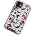 Disney Minnie Mouse Red Color Pop Face Pattern iPhone 12 Mini Clear Case