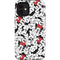 Disney Minnie Mouse Red Color Pop Face Pattern iPhone 12 Mini Impact Case