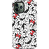 Disney Minnie Mouse Red Color Pop Face Pattern iPhone 12 Pro Impact Case