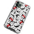 Disney Minnie Mouse Red Color Pop Face Pattern iPhone 12 Pro Max Clear Case
