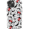 Disney Minnie Mouse Red Color Pop Face Pattern iPhone 13 Impact Case