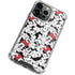 Disney Minnie Mouse Red Color Pop Face Pattern iPhone 13 Pro Clear Case
