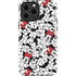 Disney Minnie Mouse Red Color Pop Face Pattern iPhone 13 Pro Max Impact Case