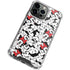 Disney Minnie Mouse Red Color Pop Face Pattern iPhone 15 Pro Clear Case