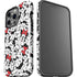 Disney Minnie Mouse Red Color Pop Face Pattern iPhone 14 Pro Impact Case