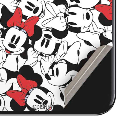 Disney Minnie Mouse Red Color Pop Face Pattern iPhone SE (2nd & 3rd Gen) Skin