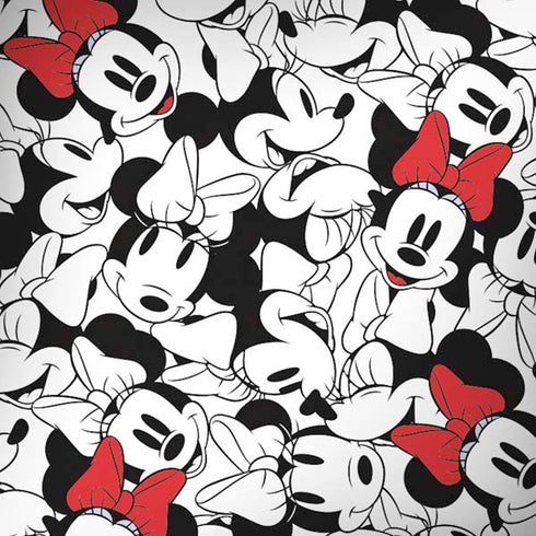 Disney Minnie Mouse Red Color Pop Face Pattern iPhone X Skin