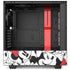 Disney Minnie Mouse Red Color Pop Face Pattern NZXT H510 Compact ATX Mid-Tower Case Skin