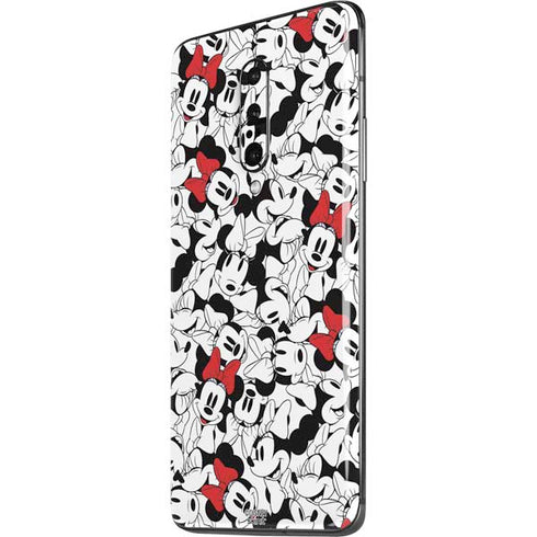 Disney Minnie Mouse Red Color Pop Face Pattern OnePlus 7 Pro Skin
