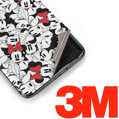 Disney Minnie Mouse Red Color Pop Face Pattern OnePlus 7 Pro Skin