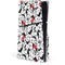 Disney Minnie Mouse Red Color Pop Face Pattern PS5 Slim Disk Console Skin