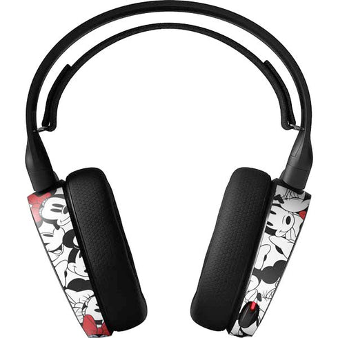 Disney Minnie Mouse Red Color Pop Face Pattern SteelSeries Arctis 5 Skin