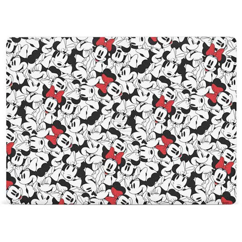 Disney Minnie Mouse Red Color Pop Face Pattern Surface Laptop 2 Skin