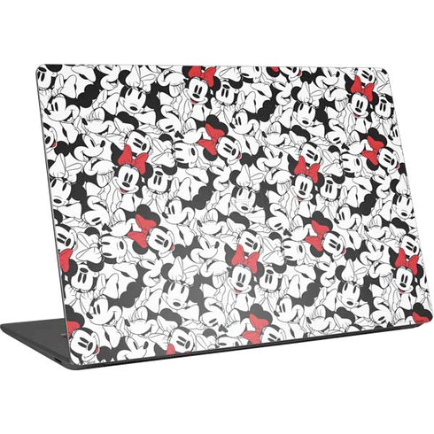 Disney Minnie Mouse Red Color Pop Face Pattern Surface Laptop 4 15in Skin