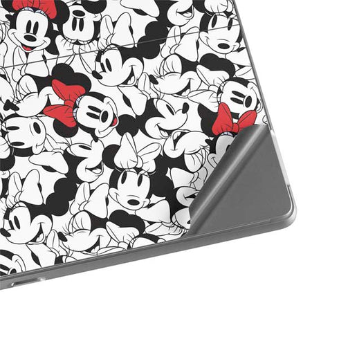 Disney Minnie Mouse Red Color Pop Face Pattern Surface Pro 8 Skin
