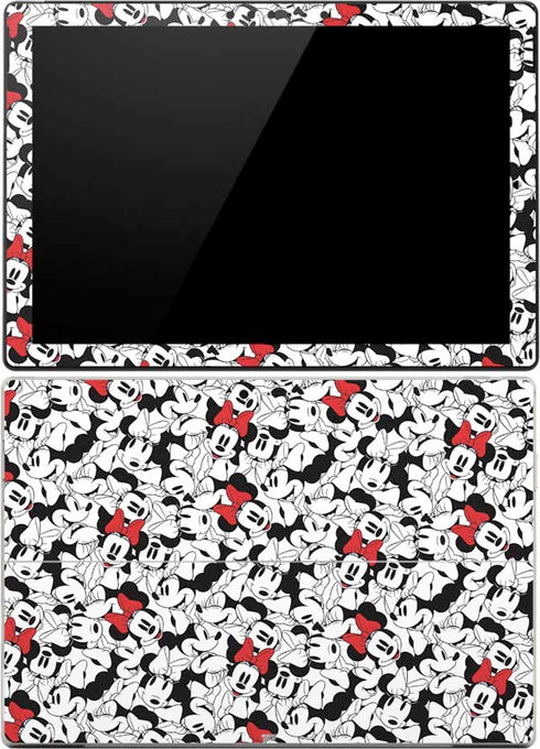 Disney Minnie Mouse Red Color Pop Face Pattern Surface Pro (2017) Skin
