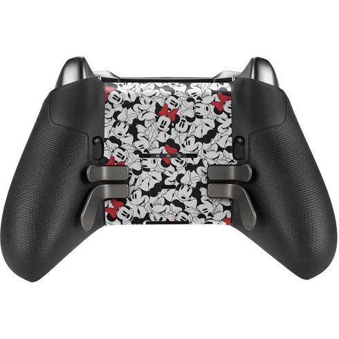 Disney Minnie Mouse Red Color Pop Face Pattern Xbox Elite Wireless Controller Series 2 Skin