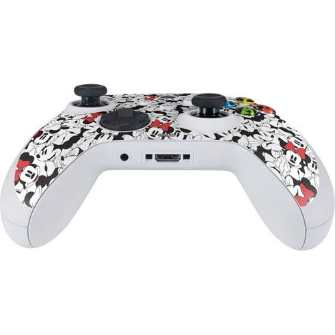 Disney Minnie Mouse Red Color Pop Face Pattern Xbox Series S Controller Skin