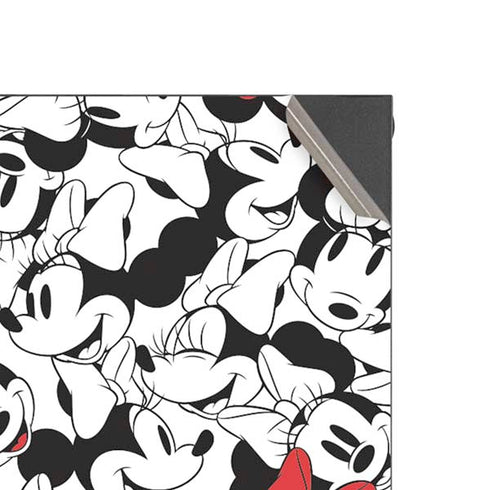 Disney Minnie Mouse Red Color Pop Face Pattern Xbox Series X Console Skin