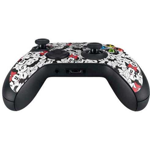Disney Minnie Mouse Red Color Pop Face Pattern Xbox Series X Controller Skin
