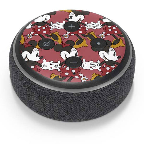 Disney Minnie Mouse Dancing Pattern Amazon Echo Dot Skin