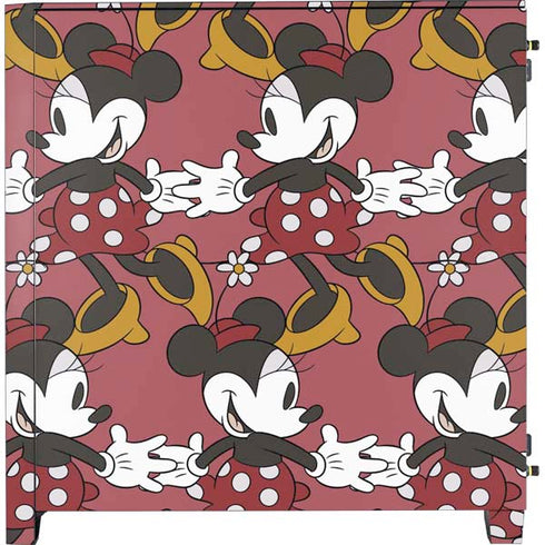 Disney Minnie Mouse Dancing Pattern Corsair 4000D Tempered Glass Mid-Tower ATX Case Skin