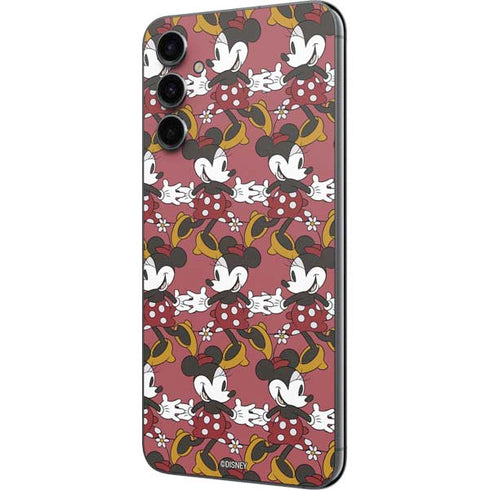 Disney Minnie Mouse Dancing Pattern Galaxy A14 5G Skin