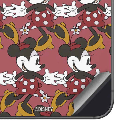 Disney Minnie Mouse Dancing Pattern Galaxy A14 5G Skin