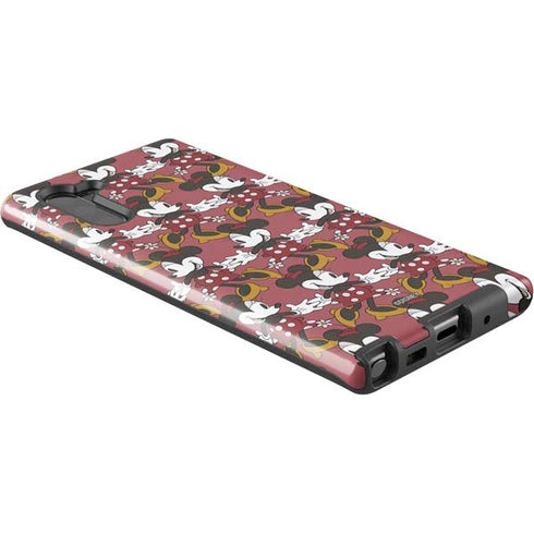 Disney Minnie Mouse Dancing Pattern Galaxy Note 10 Pro Case