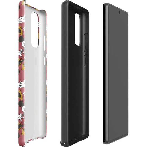 Disney Minnie Mouse Dancing Pattern Galaxy Note20 5G Pro Case