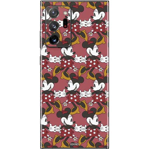 Disney Minnie Mouse Dancing Pattern Galaxy Note20 Ultra 5G Skin