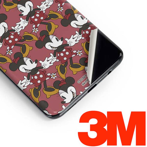 Disney Minnie Mouse Dancing Pattern Galaxy S10 Skin