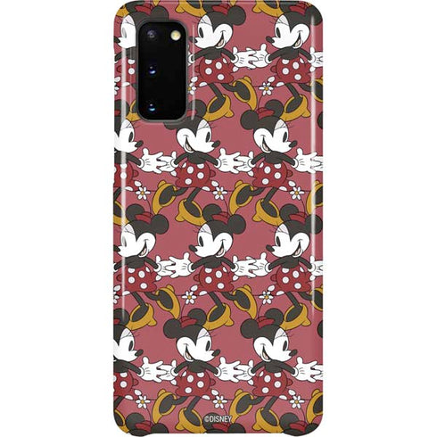 Disney Minnie Mouse Dancing Pattern Galaxy S20 Lite Case