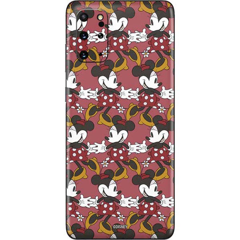 Disney Minnie Mouse Dancing Pattern Galaxy S20 Plus Skin