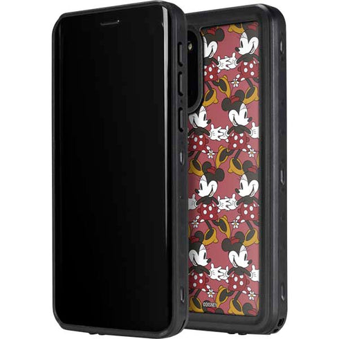 Disney Minnie Mouse Dancing Pattern Galaxy S20 Plus Waterproof Case