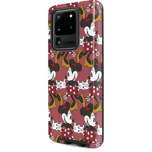 Disney Minnie Mouse Dancing Pattern Galaxy S20 Ultra 5G Pro Case