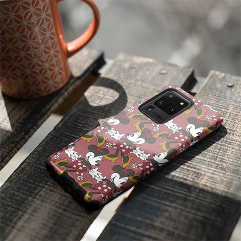Disney Minnie Mouse Dancing Pattern Galaxy S20 Ultra 5G Pro Case