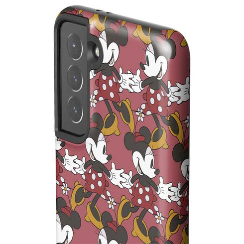 Disney Minnie Mouse Dancing Pattern Galaxy S21 5G Pro Case